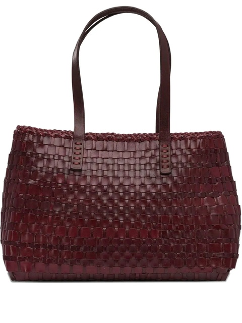 DRAGON DIFFUSION Salvage woven calf leather tote bag - Brown - zdjęcie produktu nr 1