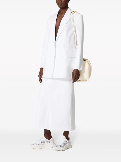 Valentino Garavani Compact poplin blazer - White - zdjęcie produktu nr 2