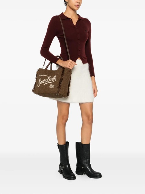 MC2 Saint Barth fringed tote bag - Brown - zdjęcie produktu nr 2