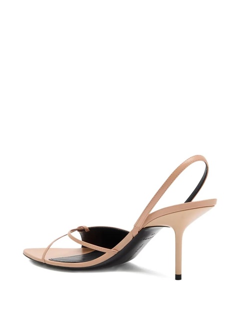 Victoria Beckham 75mm leather sandals - Neutrals - zdjęcie produktu nr 1