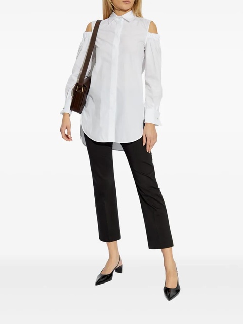 Max Mara cut-out shirt - White - zdjęcie produktu nr 1