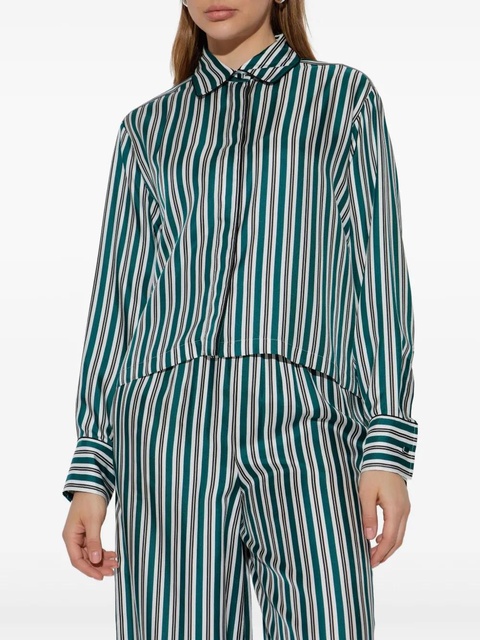 Max Mara striped collar shirt - Green - zdjęcie produktu nr 2