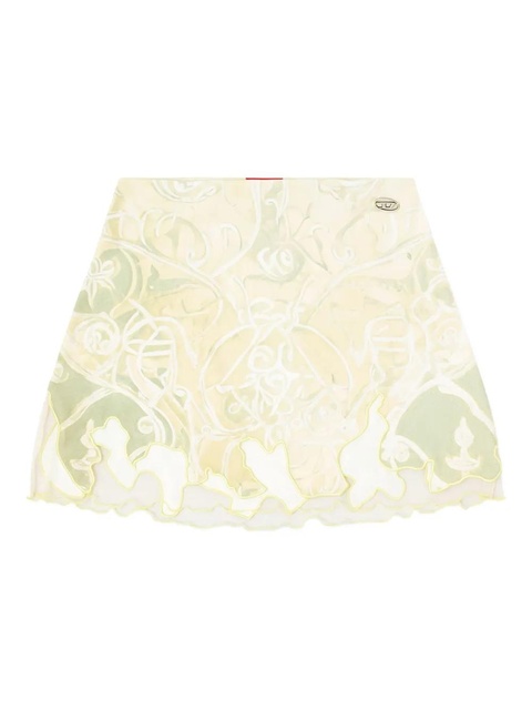 Diesel O-Lane mini skirt - Yellow - zdjęcie produktu nr 1
