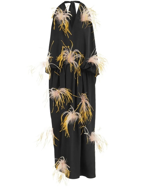 16Arlington Vide midi dress - Black - zdjęcie produktu nr 1