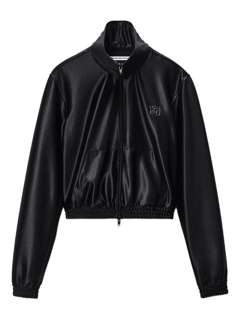 Alexander Wang satin track jacket - Black - zdjęcie produktu nr 1