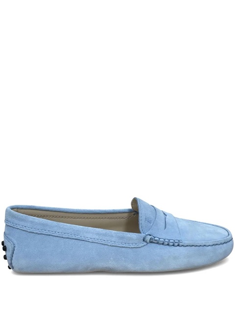 Tod's suede penny loafers - Blue - zdjęcie produktu nr 1