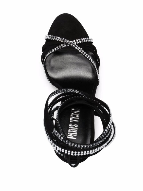 Paris Texas Holly Nicole crystal-embellished sandals - Black - zdjęcie produktu nr 2