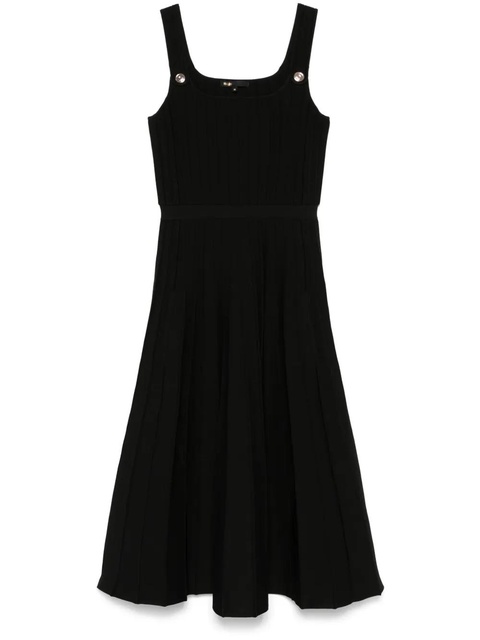 Maje ribbed midi dress - Black - zdjęcie produktu nr 1