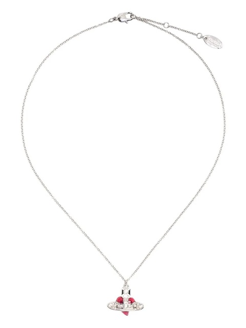 Vivienne Westwood New Diamante Heart pendant necklace - Silver - zdjęcie produktu nr 1