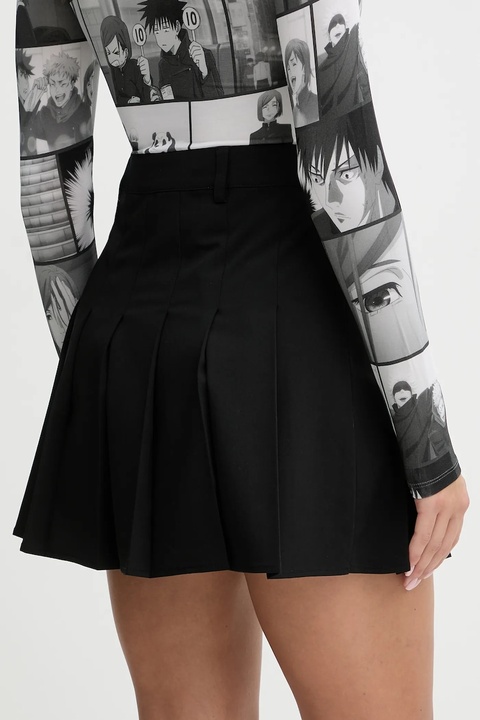 Karl Lagerfeld Jeans spódnica kolor czarny mini rozkloszowana B1W12020 - zdjęcie produktu nr 2