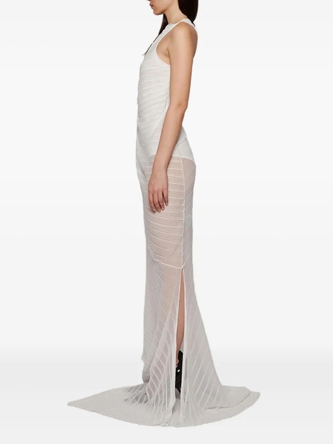 Victoria Beckham gathered sleeveless dress - White - zdjęcie produktu nr 2