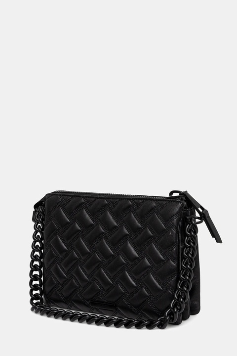 Kurt Geiger London torebka skórzana KENSINGTON kolor czarny 5013100109 - zdjęcie produktu nr 2