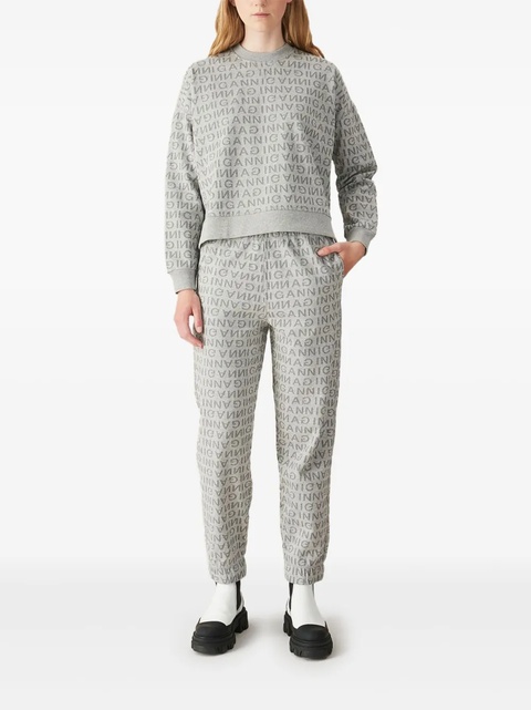 GANNI logo-print track pants - Grey - zdjęcie produktu nr 2