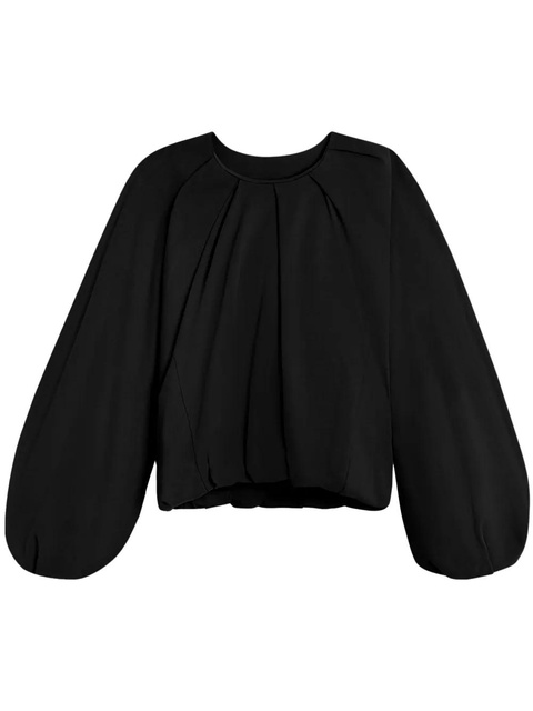 Axel Arigato Sade Gathered Pullover - Black - zdjęcie produktu nr 1