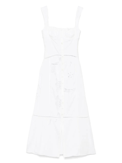 Marine Serre Regenerated midi dress - White - zdjęcie produktu nr 1
