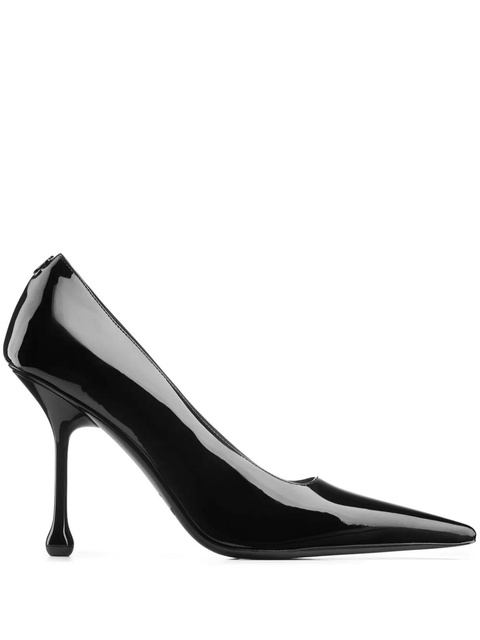 Jimmy Choo 95mm Ixia patent leather pumps - Black - zdjęcie produktu nr 1