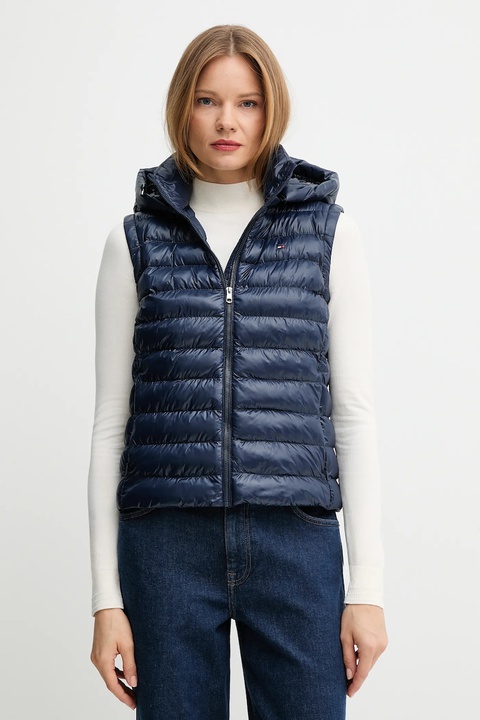 Tommy Hilfiger bezrękawnik kolor granatowy zimowy WW0WW47352 - zdjęcie produktu nr 1