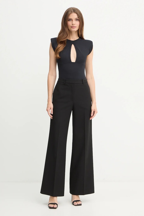 Pinko body damska kolor czarny gładka 106088 A308 - zdjęcie produktu nr 1