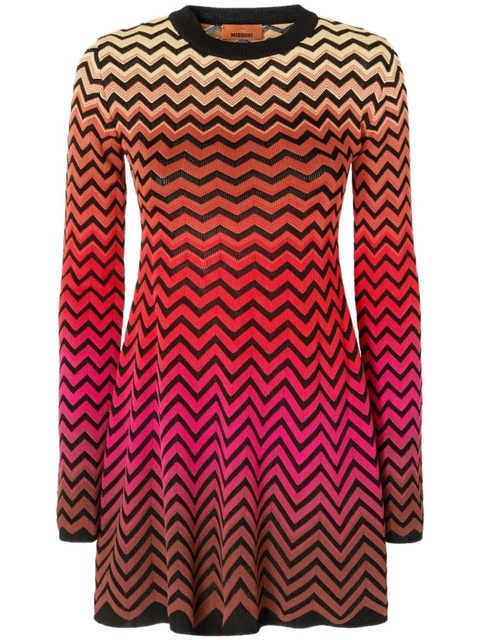 Missoni zigzag mini dress - Pink - zdjęcie produktu nr 1