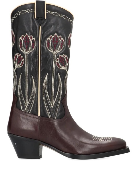 Gucci 45mm embroidered cowboy boots - Black - zdjęcie produktu nr 2