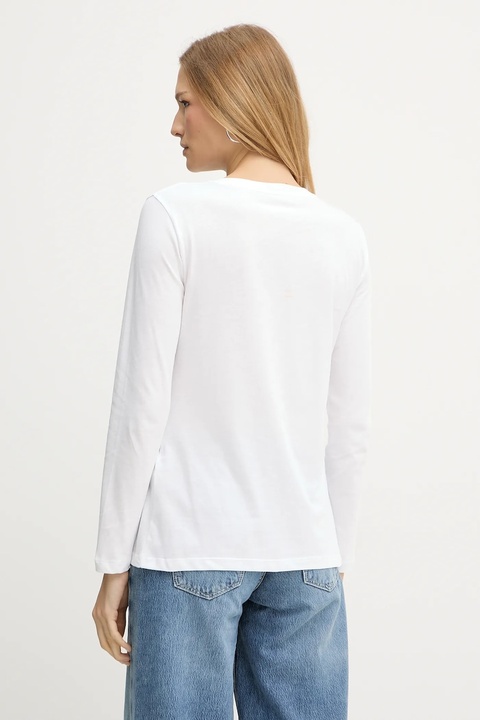 Armani Exchange longsleeve bawełniany kolor biały XW001350 AF17172 - zdjęcie produktu nr 2