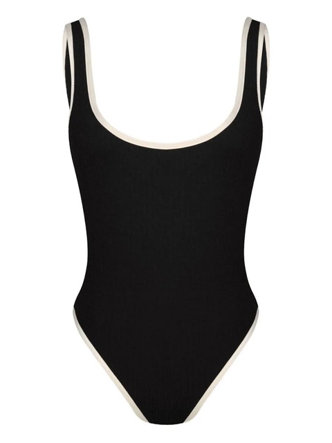 Johanna Ortiz Explorer contrast-trim swimsuit - Black - zdjęcie produktu nr 1