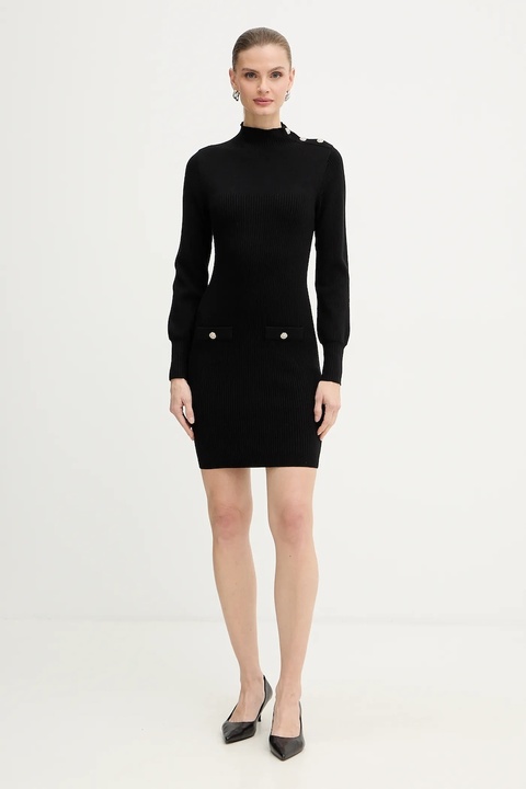 Morgan sukienka kolor czarny mini dopasowana RMAGIC - zdjęcie produktu nr 2