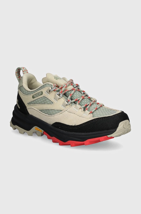 Jack Wolfskin buty Cyrox Texapore Low damskie kolor zielony 4064291 - zdjęcie produktu nr 1