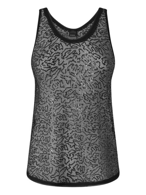 PINKO mesh tank top - Black - zdjęcie produktu nr 2