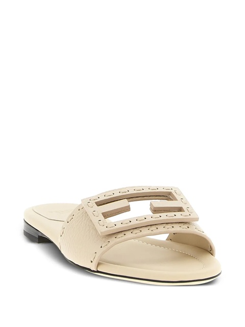 FENDI Baguette macro-stitching slides - Neutrals - zdjęcie produktu nr 1
