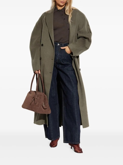 Jacquemus Curved Jacket for Men belted coat - Green - zdjęcie produktu nr 2