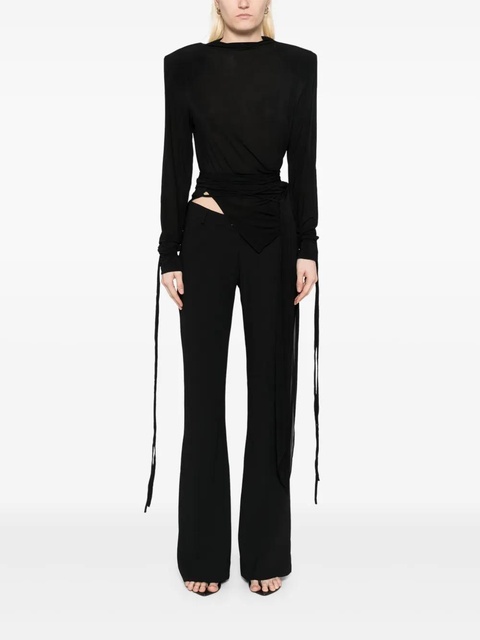 Christopher Esber Inverted swept T-shirt - Black - zdjęcie produktu nr 2