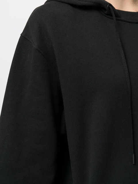 3.1 Phillip Lim drawstring-hood sweatshirt dress - Black - zdjęcie produktu nr 2