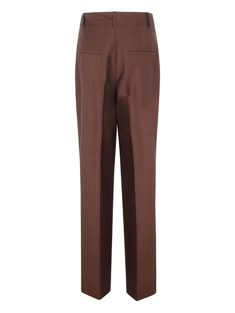 Róhe pleated-details trousers - Brown - zdjęcie produktu nr 1