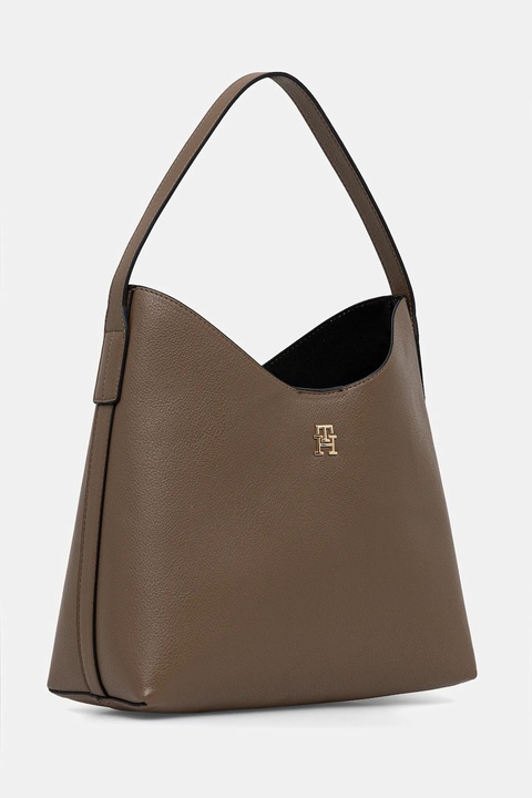 Tommy Hilfiger torebka kolor beżowy AW0AW18140 - zdjęcie produktu nr 2