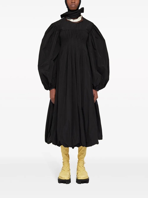 Jil Sander calf-length long-sleeve dress - Black - zdjęcie produktu nr 2