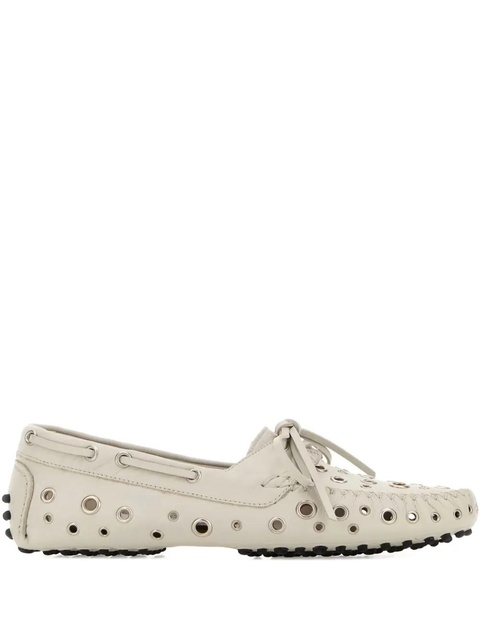 Gimaguas eyelets boat shoes - White - zdjęcie produktu nr 1