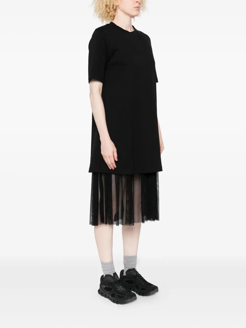 Moncler layered midi dress - Black - zdjęcie produktu nr 2