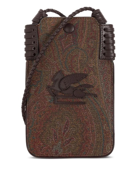 ETRO paisley-pattern phone bag - Brown - zdjęcie produktu nr 1