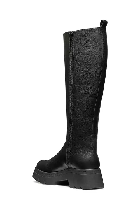 Geox kowbojki skórzane D PLUETTE damskie kolor czarny na płaskim obcasie D565ME 05446 C9999 - zdjęcie produktu nr 2