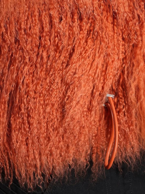 The Attico fur coat - Orange - zdjęcie produktu nr 2