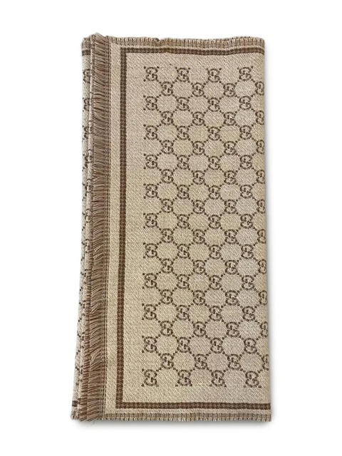 Gucci GG-jacquard scarf - Neutrals - zdjęcie produktu nr 2
