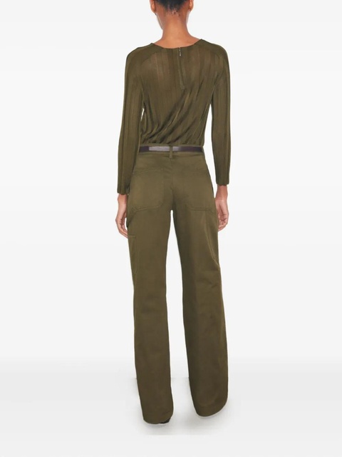 Tory Burch ribbed sweater - Green - zdjęcie produktu nr 2