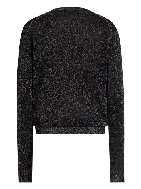 Dolce & Gabbana metallic long-sleeve pullover - Black - zdjęcie produktu nr 2