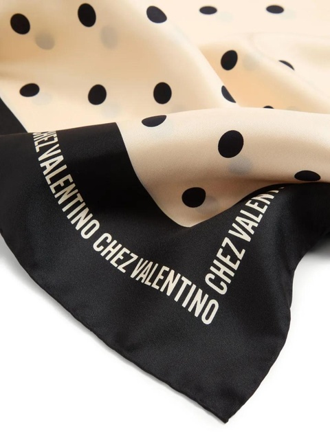 Valentino Garavani Chez scarf - Neutrals - zdjęcie produktu nr 2