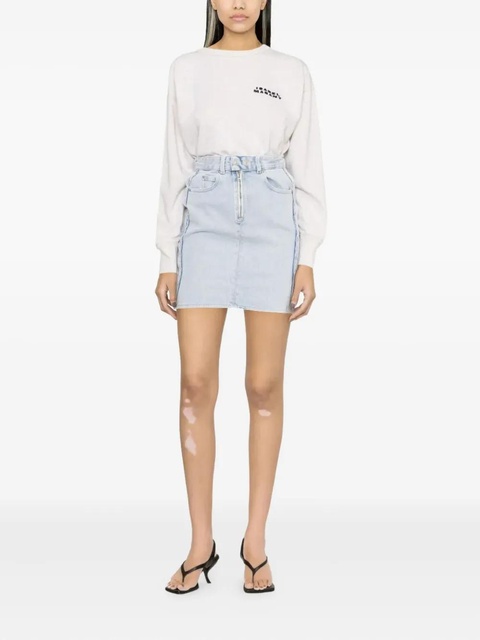 ISABEL MARANT logo-embroidered sweatshirt - Neutrals - zdjęcie produktu nr 2