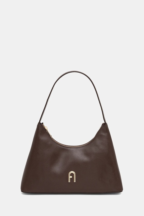 Furla torebka skórzana kolor brązowy WB00782.AX0733.4284S - zdjęcie produktu nr 1