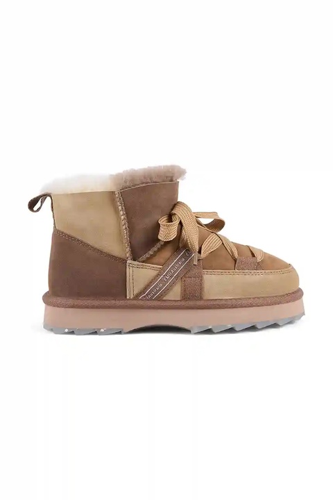 Emu Australia śniegowce Blurred Micro Patchwork kolor brązowy W13195 - zdjęcie produktu nr 1