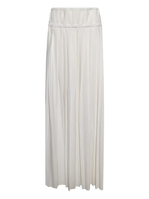 Ferragamo pleated midi skirt - White - zdjęcie produktu nr 2