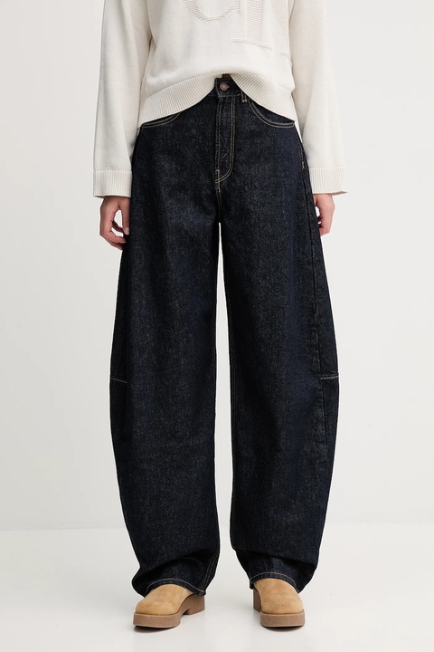 Calvin Klein Jeans jeansy damskie kolor granatowy LV047D701G - zdjęcie produktu nr 1